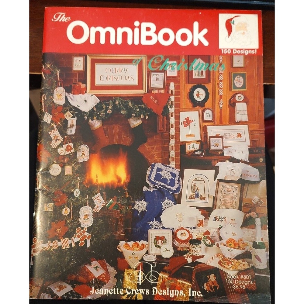 The OmniBook Of Christmas 150 Cross Stitch Designs Jeanette Crews Designs 1993
